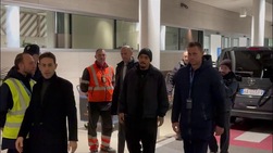 Roma, l'arrivo in Italia di Malen