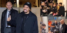 Malen, tutte le foto del suo arrivo a Roma