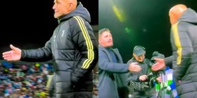 La stretta di mano di Spalletti dopo Cagliari-Juve diventa virale: sui social spunta il precedente con Allegri