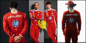Leclerc e Hamilton, ecco le nuove tute Ferrari per il 2026: tutte le foto