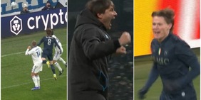 McTominay sblocca Copenhagen-Napoli: l'urlo di Conte in panchina è impressionante