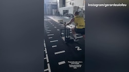 Delofeu, duro allenamento in palestra