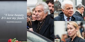 Valentino, quanti vip per l'ultimo saluto: le foto dalla camera ardente
