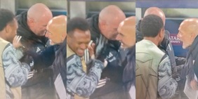 Spalletti show contro il Benfica: litiga con un tifoso e lo manda a quel paese, poi gli schiaffi a Openda