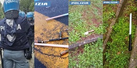 Scontri tra tifosi Lazio e ultras Napoli in autostrada: bloccati 80 supporter biancocelesti con coltelli e petardi