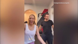 Alice Campello in palestra dopo la rottura con Morata