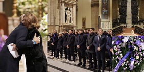 Messa per Rocco Commisso a Firenze: da Borja Valero alla Fiorentina, ecco chi c'era