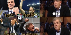 Il Napoli saluta la Champions: le ironie social sull'eliminazione di Conte