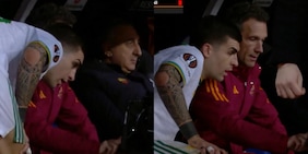 Mancini incredulo, non ci sta dopo il rosso: va subito in panchina per rivedere il fallo