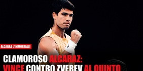 Clamoroso Alcaraz: lo show con Zverev