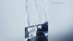 Ibra, domenica sulla neve...