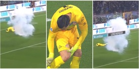 Caos a Cremona, un petardo scoppia vicino ad Audero: cosa è successo durante il match con l'Inter