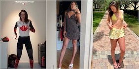 Courtney Sarault sfila con la divisa del Canada per le Olimpiadi e manda in tilt i social