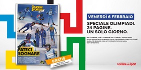 Olimpiadi Invernali 2026, lo speciale da collezione in edicola venerdì 6 febbraio gratis con il Corriere dello Sport