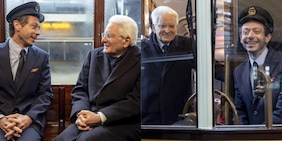 Sorpresa alle Olimpiadi: Mattarella arriva con un tram guidato da Valentino Rossi