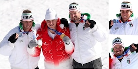 Olimpiadi, Franzoni e Paris nella storia: la festa per l'argento e il bronzo nella discesa libera