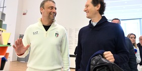 John Elkann visita Casa Italia a Milano per le Olimpiadi invernali