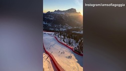 Il toccante messaggio di Sofia Goggia: "Cara Cortina..."