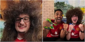 Tifoso dello United non si taglia i capelli da oltre cinquecento giorni: martedì il Manchester può fargli interrompere la sua promessa