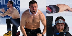 Esultanza folle alle Olimpiadi, vince l'oro e festeggia a petto nudo! Ecco le foto