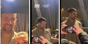 Djokovic è ancora a Milano per le Olimpiadi. E il video con un'atleta canadese fa impazzire tutti