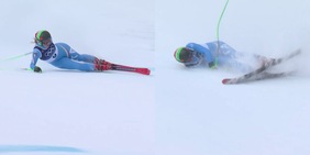 Paura per Sofia Goggia, brutta caduta in discesa libera nella combinata a squadre