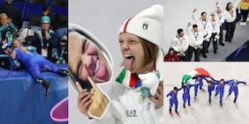 Emozione azzurrra alle Olimpiadi: l'Italia fa festa con l'oro nella staffetta mista short track