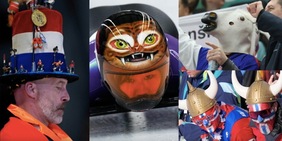 I caschi dello skeleton e le esuberanze dei tifosi: il meglio di Milano Cortina