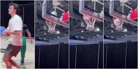 L'ex campione della Roma si dà al basket. Ma il canestro lo fa con... i piedi. Scoprite chi è