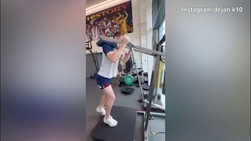 Kulusevski, prosegue il lavoro in palestra