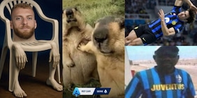 Il fallo Kalulu-Bastoni e Di Gregorio immobile: il derby d'Italia scatena i tifosi con meme e ironie