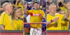 Ancelotti al Carnevale di Rio: durante la sfilata passa Ronaldo sopra un carro