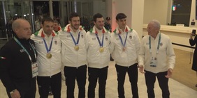 Ghiotto, Giovannini, Malfatti e Lorello: i re del ghiaccio a Casa Italia Milano