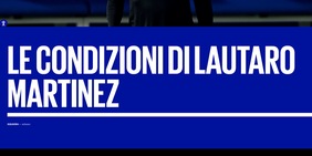 Inter, stop per Lautaro Martinez: risentimento muscolare al soleo della gamba sinistra