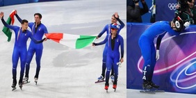 Rivincita Pietro Sighel, è bronzo con la staffetta maschile short track. Niente medaglia per Fontana