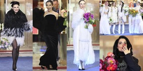 Elettra Lamborghini inciampa, Arisa e Bambole di pezza in bianco: tutti i look della sfilata di Sanremo 2026