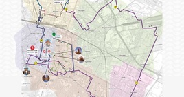 Il percorso della Termal Bologna Marathon, l'arrivo è in piazza Maggiore