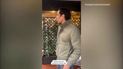 Corradi, incontro a sorpresa al supermercato