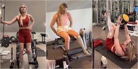 Lindsey Vonn torna in piedi e si allena a meno di un mese dal terribile incidente