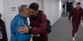 Tommaso Starace, abbracci e caffé offerto a Simeone prima di Napoli-Torino