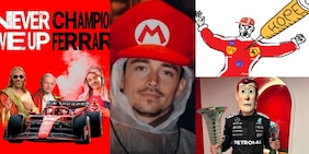 La Ferrari ci crede e lotta, Leclerc gioca a Mario Kart: social scatenati tra meme e ironie