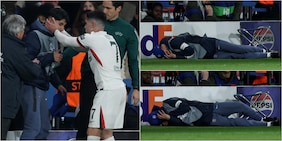 Raccattapalle spinto da Neto, sui social accusato di simulazione: che caos nel finale di Psg-Chelsea!