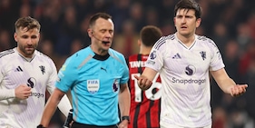 Premier League, Manchester United ripreso due volte: espulso Maguire, solo pari a Bournemouth