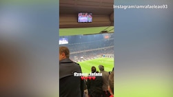 Milan, Leao festeggia il gol di Fofana