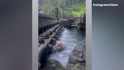 Milan, Ibrahimovic si rilassa alle terme