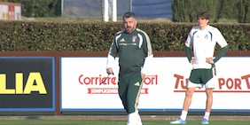 Il primo allenamento degli Azzurri: obiettivo Irlanda del Nord