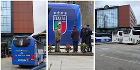 Zenica, tutto pronto per Bosnia - Italia: le FOTO in città e davanti all'hotel degli Azzurri