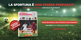 Il Corriere delle Scommesse si rinnova: nuova veste grafica, più contenuti e tanti pronostici