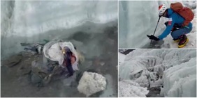 Lo scioglimento dei ghiacci rivela un corpo sul Monte Everest: la macabra scoperta