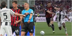 Moviola Milan-Juve: Sozza la tiene bene. Perché Gabbia-David non è rigore e rosso